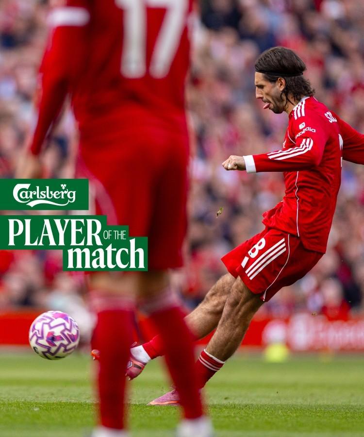 yl7703永利-连场当选，索博当选与阿森纳一役利物浦队内最佳球员