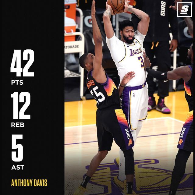 yl7703永利-20%的浓眉制霸太阳 苏醒的野兽静待季后赛之王